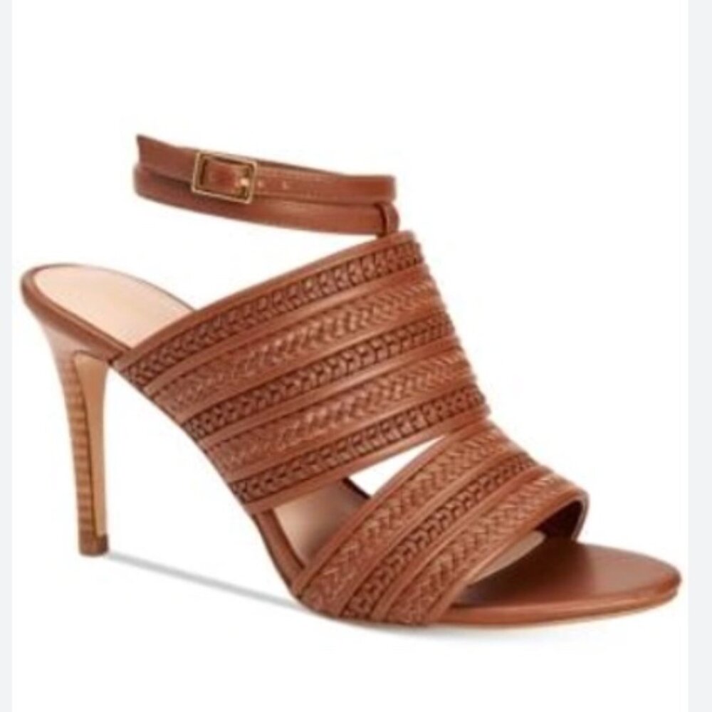 BCBGENERATION Karli Dress Sandals Women's Shoes In Caramel SZ: 9